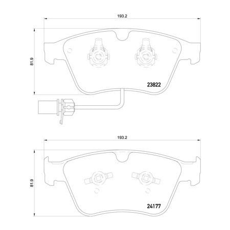 Pagid Brakes Brake Pad Set Disc Brake, 355020441 355020441